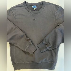 J. Crew Gray 100% Cotton Knit Crewneck